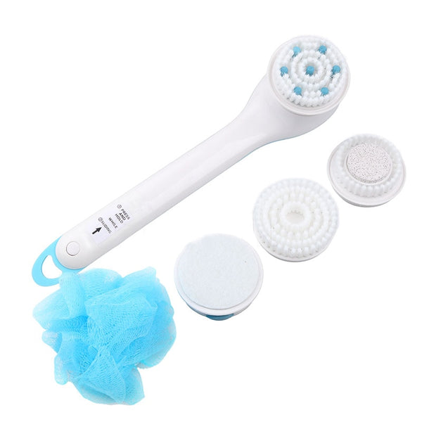 SPIN & SPA BODY BRUSH SET WITH 5 ATTACHMENTS